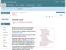 Tablet Screenshot of ootpmods.com